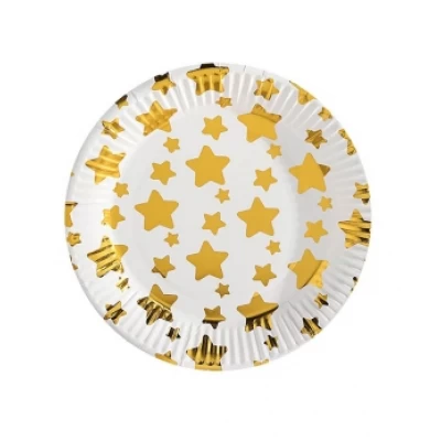 Тарелки бумажные TM Pelican 23cm 