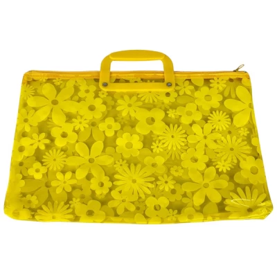 Папка-портфель ПВХ прозрачная 