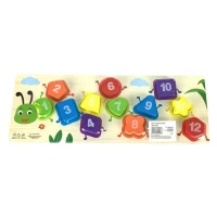 Игра развивающая сортер 10 х 22,5см Цифры и цвета (9355)