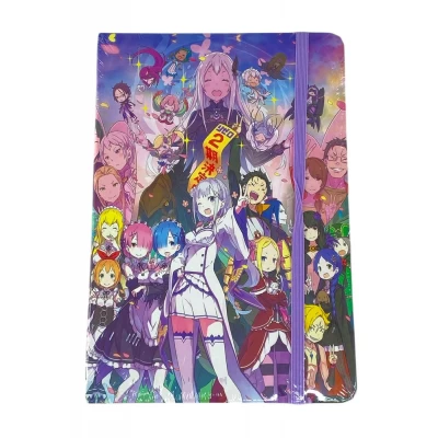 Тетрадь А5 картонная обложка 80 листов 80 гр, клетка 5 х 5мм Аниме (707-46)