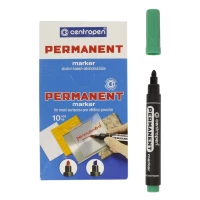 Маркер Centropen  круглый  зелёный (8566 зелёный)