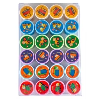 Набор штампов 24шт в пвх коробке, Транспорт (9342)