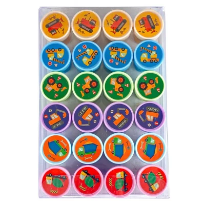 Набор штампов 24шт в пвх коробке, Транспорт (9342)