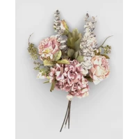 Декоративный цветочный букет 60см, розовая нежность (с30508-1)