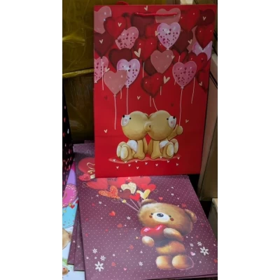 Пакет подарочный 210гр, 37 x 31 x 26см  (12шт/уп) Разноцветный Unison (CH-012-9788)