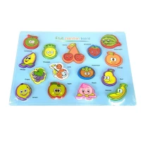 Игра развивающая сортер  30 х 22,5см Фрукты овощи (англ. язык) (9349)