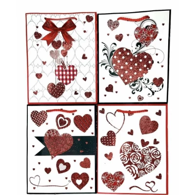 Пакет подарочный 210гр, 18 х 23 х 8.5см (12шт/уп) Белый Unison (EF-2140S)