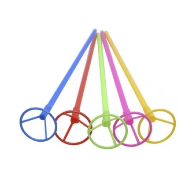 Палочка держатель для шарика фольгированного 50см, 5 цветов МИКС, 10шт/уп (883220)