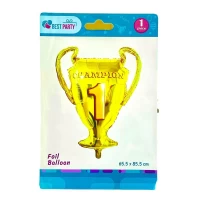 Шарик надувной фольгированный 65,5 х 85,5см Кубок (BP10863(A0466)) Шарик надувной фольгированный 65,5 х 85,5см Кубок (BP10863(A0466))