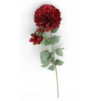 Ветка георгины, 68 см, бордовая (с30512-2)