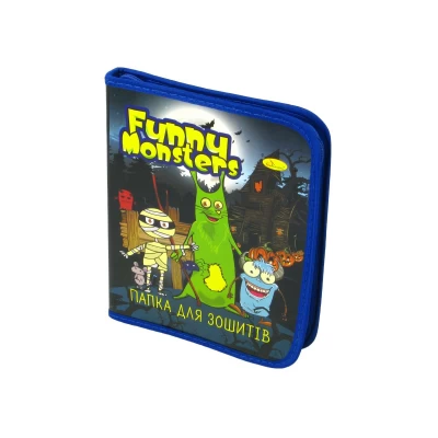 Папка для тетрадей на змейке В5 для мальчиков Разноцветный Апельсин (ПШ-01)