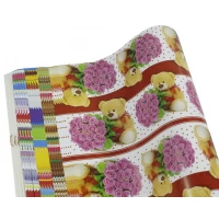 Бумага упаковочная мелованная 80г 25 листов  100 х 70см (детская серия) Разноцветный Unison (PVM 10070-25C)