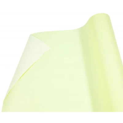 Бумага упаковочная крафт-двосторонний 0,7 х 7м Желтый Unison (Пт 842.4)