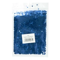 Конфетти шестигранник, 3мм, 15г Синий Pelican (6404)