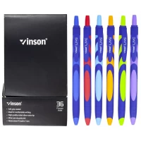 Ручка масляная синяя   Live 0.7мм Vinson (F20)