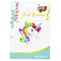 Шарик фольгированный Единорог, 69 х 48см, 30мкм Разноцветный Unison (10089) Шарик фольгированный Единорог, 69 х 48см, 30мкм Разноцветный Unison (10089)