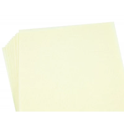 Фетр 20 х 30см, 1,2мм, 10 листов, желто-белый Бежевый Unison (170HQ-056)