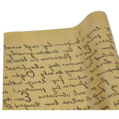 Бумага упаковочная крафт-двосторонний 0,7 х 7м Бежевый Unison (Пт 428.17)