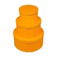 Коробка подарочная круглая в наборе 3 шт (25 x 11см/20 x 10см/15 x 8см) Оранжевый Unison (W3059) Коробка подарочная круглая в наборе 3 шт (25 x 11см/20 x 10см/15 x 8см) Оранжевый Unison (W3059)