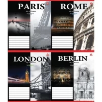 Тетрадь 96 листов в клетку Разноцветный Unison (Тр 009/959063)