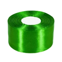 Атласная лента 5см (±5мм) x 33м Зеленый Marill (LA5033-19)