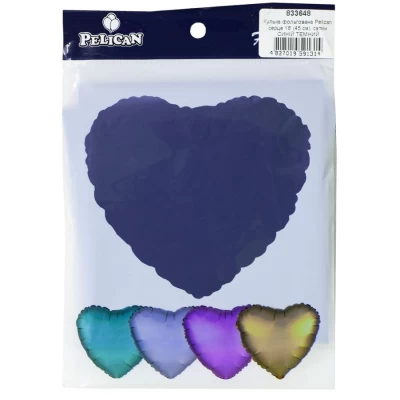 Шарик фольгированный PELICAN сердце 18 