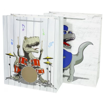 Пакет подарочный 210гр, 31 x 40 x 12см (12шт/уп) Серый Unison (DV-BK-5289L)