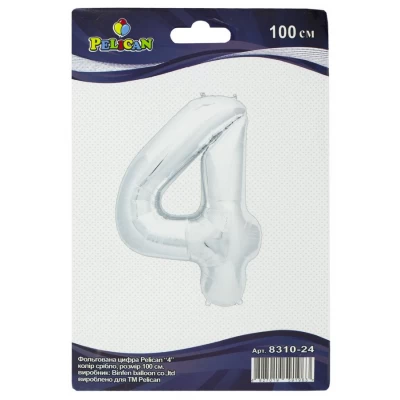 Цифра фольгированная Pelican, 