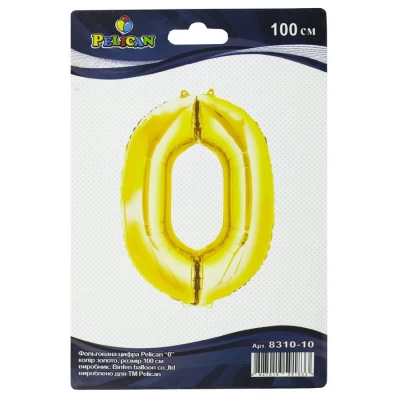 Цифра фольгированная Pelican, 