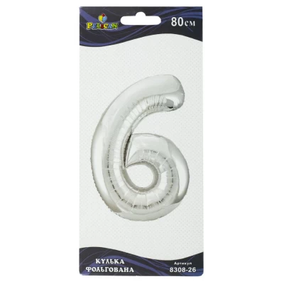 Цифра фольгированная Pelican, 
