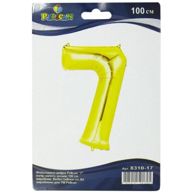 Цифра фольгированная Pelican, 