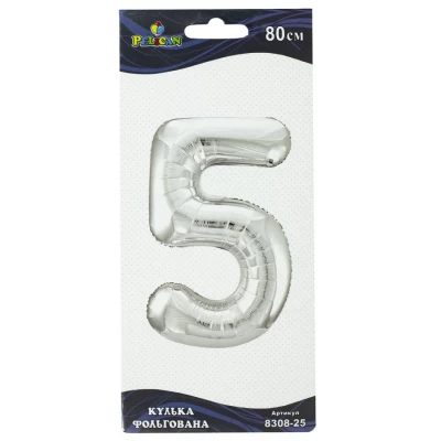 Цифра фольгированная Pelican, 