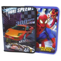 Папка A4  школьная на змейке 23 х 33см Разноцветный Unison (5341)