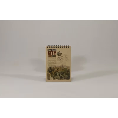 Блокнот с перфорацией 80 л А6 спираль клетка Ofort (KF6180K)