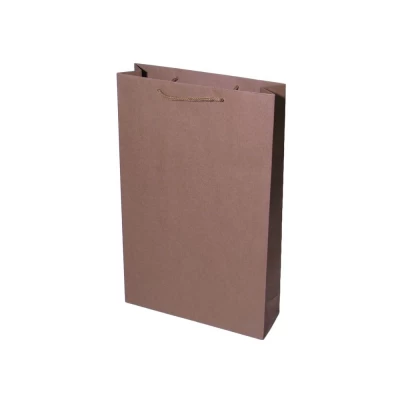 Пакет подарочный крафт 170гр, 25 х 39 х 08см Бежевый Unison (PVC253908)