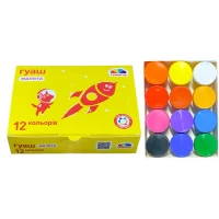 Краски гуашь Гамма 12цв х 10мл Разноцветный Гамма (300202/221033/100203) Краски гуашь Гамма 12цв х 10мл Разноцветный Гамма (300202/221033/100203)