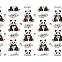 Бумага упаковочная мелованная 80г 10 листов  100 х 70см Белый Unison (PVM10-43)