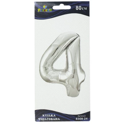 Цифра фольгированная Pelican, 