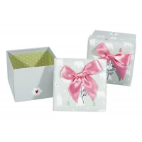 Коробка подарочная ювелирная 11 x 11 x 8,5см (4шт/уп) Серый Unison (DG01-21)