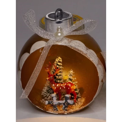 Елочный шар LED 3D фигура 