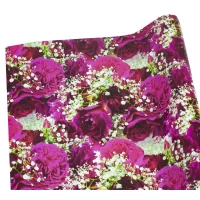 Бумага упаковочная мелованная 80г 10 листов  100 х 70см Разноцветный Unison (PVM10-121)