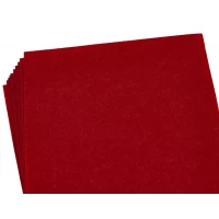 Фетр 20 х 30см, 1,2мм, 10 листов, темно красный Красный Unison (170HQ-041)