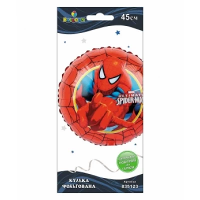 Шарик фольгированный Pelican, Марвел Spider man, 45см Разноцветный Pelican (835123)