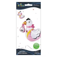 Шарик фольгированный Pelican, Baby Shower девочка, 72см Разноцветный Pelican (835716) Шарик фольгированный Pelican, Baby Shower девочка, 72см Разноцветный Pelican (835716)