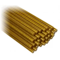 Термоклей с глиттером 11мм х 30см Золотой Unison (CST11 gold-1)