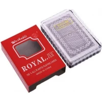 Карты игральные пластиковые Royal 54шт  в индувидуальной упаковке Unison (251-54)