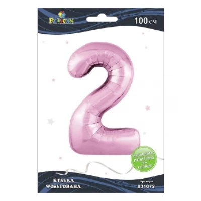 Цифра фольгированная Pelican, 