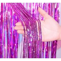 ФОТОЗОНА 2 х 1м, голограмма ярко розовая Розовый Без бренда (KUK-2064)