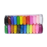 Масса для лепки  супер легкий, 24х10г цветов Разноцветный Unison (7508DZ/1324)