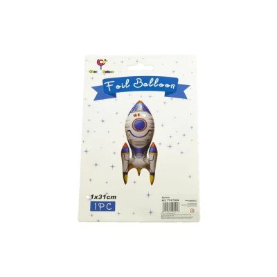 Шарик фольгированный 3D фигурный Ракета 61 х 30см Голубой Без бренда (YY-F1024) Шарик фольгированный 3D фигурный Ракета 61 х 30см Голубой Без бренда (YY-F1024)